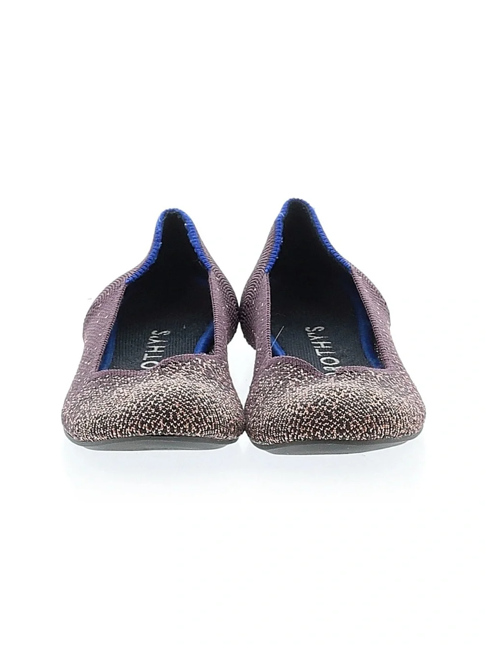 Rothy's twilight metallic point toe Sparkle Ballet Flat